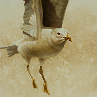 Decent - Oil on Canvas - 30 x 16 - $24,500<br />