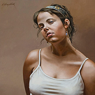 Hairband - Oil on Canvas - 20 x 16 - $28,500<br />