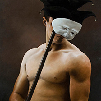 Harlequin - Oil on Canvas - 60 x 30 - $50,000<br />