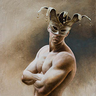 Masquerade - Oil on Canvas - 40 x 24 - $30,000<br />