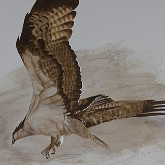 Study for Kill - Casein on Canvas - 24 x 36 - Call for Price<br />