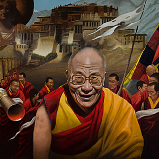 Tibet Painting - Oil on Canvas - 30 x 40 - Call$350,000<br />