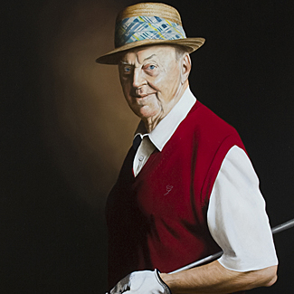 Master of the Game - Oil on Canvas - 48 x 34 - Permanent Collection of the USGA Museum<br />