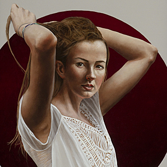 Josie - Oil on Canvas - 36 x 18 - $35,000 