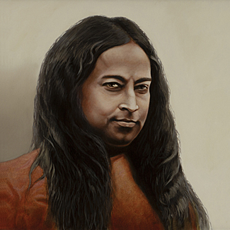 Portrait of Paramahansa Yogananda - Oil on Canvas - 18 x 26 - SOLD<br />